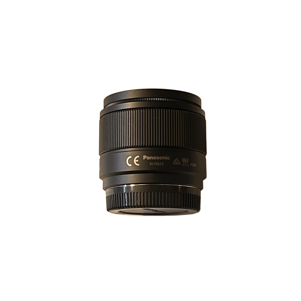 Panasonic Lumix G H-H025 Camera Lens 25mm f/1.7 Micro Four Thirds Black ASPH